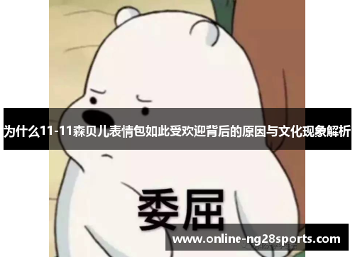 为什么11-11森贝儿表情包如此受欢迎背后的原因与文化现象解析